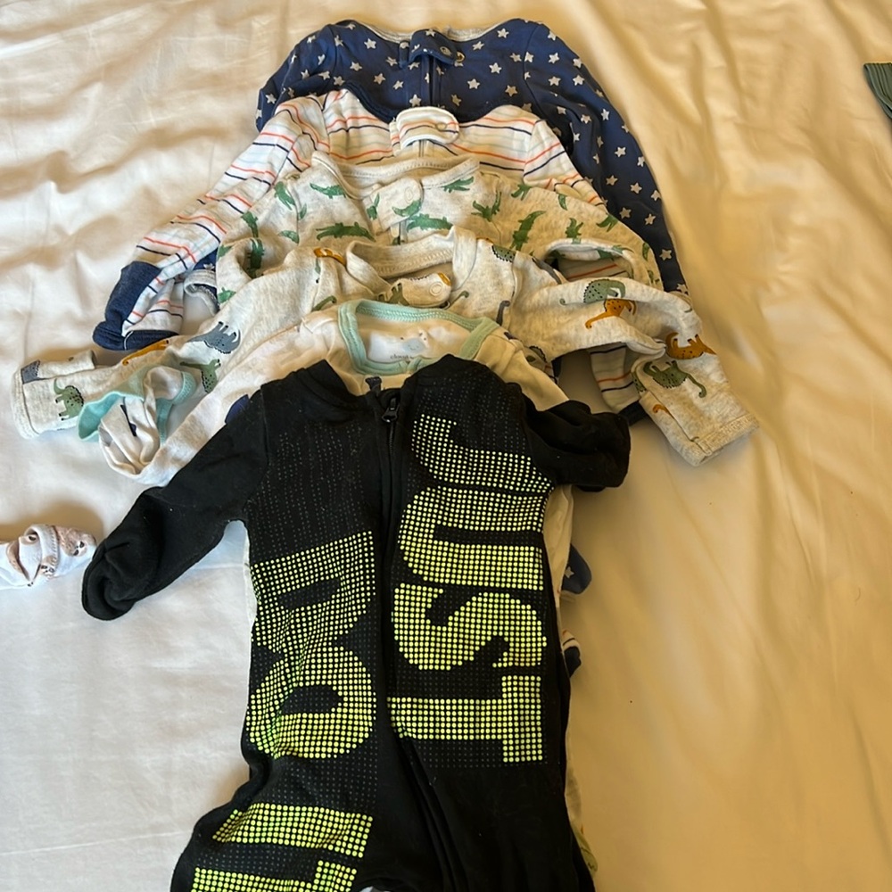 Bundle of 6 newborn sleepers